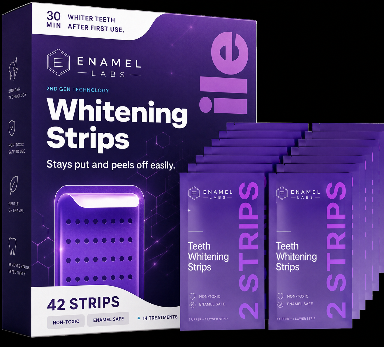 Enamel Labs - Purple Whitening Strips